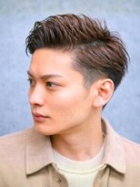 ビューティースペースラルジュヘアー(Beauty Space Large hair)&nbsp;マッシュショート（メンズ）　暗髪　ナチュラル茶髪茶色ブラウン