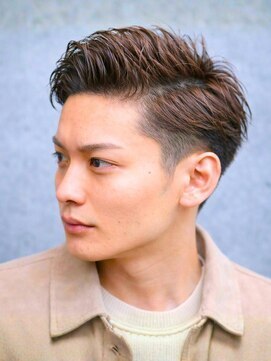 ビューティースペースラルジュヘアー(Beauty Space Large hair) マッシュショート(メンズ) 暗髪 ナチュラル茶髪茶色ブラウン