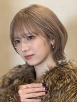 ロンドリメゾン 原宿(Lond re Maison.)&nbsp;オリーブグレー/ブリーチ/マロンベージュ/黒髪/小顔/原宿4