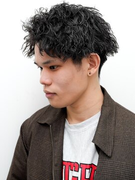 グラシアス(gracias) メンズカット波巻きツイストスパイラルツーブロック0205