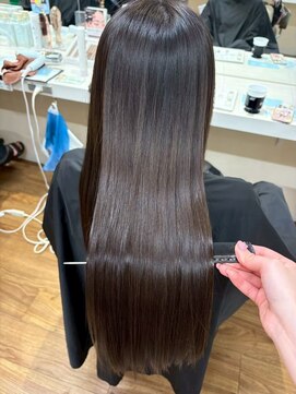 キャパ(CAPA) 髪質改善×透明感グレージュカラー(茅ヶ崎/20代/韓国ヘア)