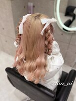 ヘア サロン クラン ソア 心斎橋店(hair salon clan soar) ハーフツイン編み下ろし【クランソア】ヘアメ/ヘアセット/心斎橋