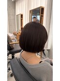 丸みボブスタイル