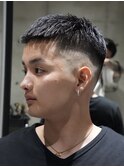 MEN'S/クロップ×スキンフェード/短髪/黒髪