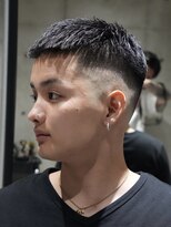 メッツ 原宿(METS)&nbsp;MEN'S/クロップ×スキンフェード/短髪/黒髪