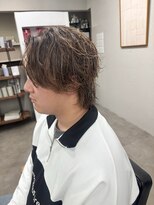 ヌークバイラヴェスト 四日市(neuk by lovest)&nbsp;【neuk服部】ニュアンスウルフリバースセンターパートパーマ