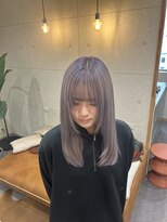 ヘアアンドメイク ルシア 奈良店(hair & make Lucia)&nbsp;ラベンダーシルバー