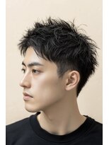 クロス(CROSS)&nbsp;爽やかアップバング×束感ショート