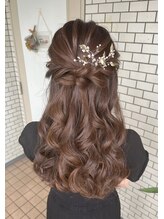 フェリーチェ 六本木店(Felice)&nbsp;ハーフアップ ヘアセット お呼ばれヘア 参列ヘア イベントヘア