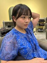 ウタ&nbsp;顔周りカット[前髪カット/レイヤー/レイヤーカット/髪質改善］