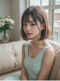 くびれヘア &nbsp;美髪 &nbsp;ハイライトカラー　アプリコットオレンジ