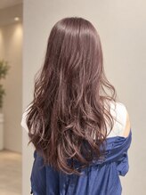 ティエラプラス(Tierra＋)&nbsp;艶めくピンクブラウン×韓国風ロングレイヤー