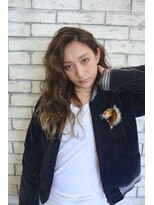 ガレージ(GARAGE)&nbsp;フェミニン　モード　グラデーション　外国人風スタイル