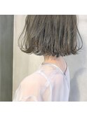 透け感グレージュ