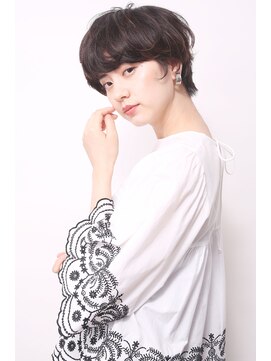 マグノリア(MAGNOLIA) マッシュショートヘアをエアウエーブで