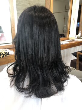 ラ メール ヘア デザイン(La mer HAIR DESIGN) 黒髪ロング