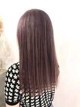 大人女子のキュートさ★ピンクパール☆髪質改善/学割24/縮毛矯正/ハイライト/ヘッドスパ/インナーカラー/