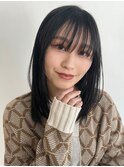 【清楚なイメージに♪】 サラサラセミロングヘア