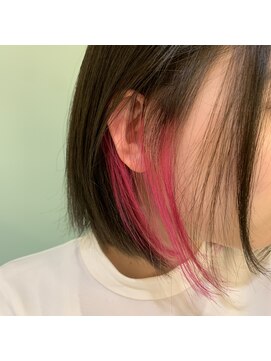 インク 渋谷(INK.) イヤリングカラーピンク