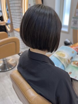 アドラーブル けやき通り店(adorable) 小顔補正立体カット×ナチュラル前下がりボブ 30代40代