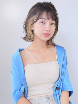 ラ ブレス 梅田茶屋町(LaBless) インナーベージュボブ