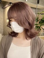 サンクプロジェクト(cinq PROJECT)&nbsp;ダブルカラーピンクベージュベージュカラーケアブリーチレイヤー