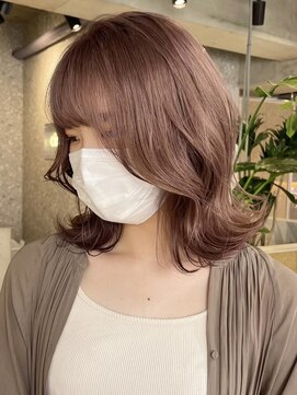 サンクプロジェクト(cinq PROJECT) ダブルカラーピンクベージュベージュカラーケアブリーチレイヤー