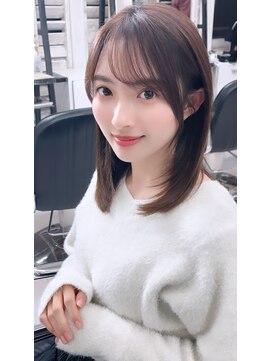 ナチュラ(natura) 似合わせ 度アップ！黒髪 レイヤーロング　【杵淵雅也】