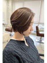 アオゾラヘアーカミノウラ(AOZORA HAIR kaminoura) ショートボブ＊大人レイヤー