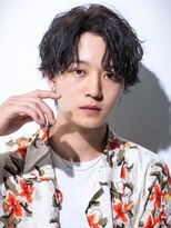 オーシャントーキョー 原宿(OCEAN TOKYO)&nbsp;波巻きパーマツイストスパイラルパーマセンターパートウルフ