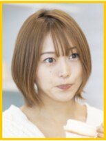 ヘアー リラックス 風香(HAIR RELAX) ショートカット縮毛矯正./明るめカラー30代40代・ストレート