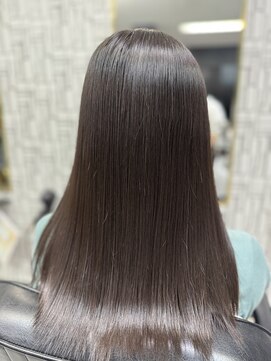 アローズ 久留米店(arose) 大人可愛い透明感立体感グレージュ×エアストレート