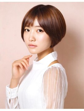 ミスグランディーヴィラス(Miss Grandee VILLAS) 前髪あり丸みショートボブ20代30代40代50代