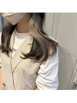 ナンバー エアロ 横浜(N° +aero)&nbsp;インナーカラー/デザインカラー/小顔/ボブ/セクションカラー