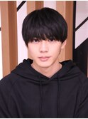 ノーセットがかっこいい大人のプレーンマッシュ