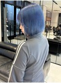 《オオキタ》透ける青とぱつっとボブ
