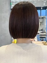 頭の形がキレイに見えるボブ