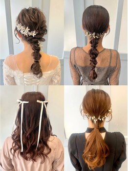 ユウホウ(YUHOU)の写真/【早朝何時からでも対応可★】高い技術力とセンスで創るヘアセットで思い出に残る一日を*画像持込OK◎