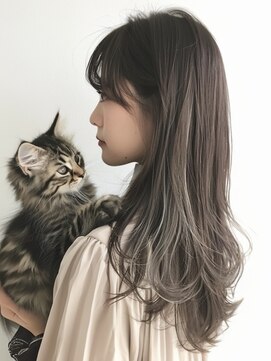 アルトリスト(Altruist Aging×HAIR&SPA) ★ダークアッシュ大人ガーリーボブ着物ミディアムレイヤーカット