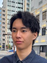 トッド(tod)&nbsp;【名古屋丸の内】フェザーショートフェザーパーマメンズスタイル