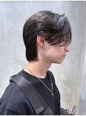 メンズカット/センターパート/ニュアンスパーマ/韓国メンズヘア