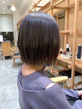 セイドット リー(Say. Ree) Say.ひし形ショートくびれショートレイヤーアッシュブラック青山