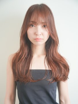 ニューヨークニューヨーク 阪急高槻店(NYNY) ブリーチなし透明感カラー明るめブラウンロングレイヤー