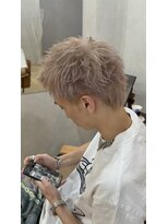 メロウメンズライン 神戸三宮(mellow men's line)&nbsp;スパイキーショート / ハイトーン / ホワイトベージュ