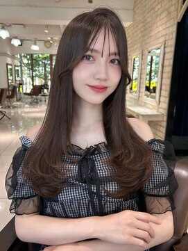 フォルテ 表参道店(FORTE) チョコブラウン/レイヤーカット/くびれ巻き/韓国ヘア/表参道