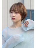大人小顔ショート耳かけ丸みくびれ30代40代50代