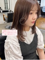 ジリ(JILI)&nbsp;ワンカールでOK！顔まわりレイヤーで小顔に見えるミディ▽福永