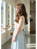 フュージョンファイブ(FUSION5) レイヤーロングベージュ20代30代40代くびれエクステ韓国ヘア