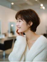 ラファンジュ ヘアー クレオ(Rohange hair Creo)&nbsp;耳かけショート 清潔感 好感度 大人ショート