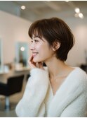 耳かけショート 清潔感 好感度 大人ショート/20代/30代